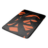 Hedendaagse Kunst Oranje/Zwart Badmat (Gekanteld)