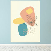 Hedendaagse kunst posters canvas afdruk (Insitu (Houten vloer))
