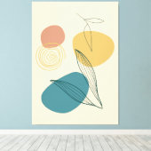 Hedendaagse kunst posters canvas afdruk (Insitu (Houten vloer))