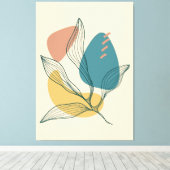 Hedendaagse kunst posters canvas afdruk (Insitu (Houten vloer))