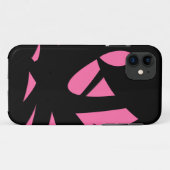 Hedendaagse Kunst Roze / Zwart Case-Mate iPhone Case (Achterkant (horizontaal))