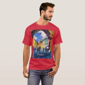 Hedendaagse kunst, schilderen, Praag T-shirt (Voorkant volledig)