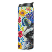 Hedendaagse kunst vibes, Raccon Thermosbeker (Gedraaid links)