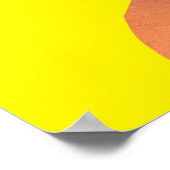 Hedendaagse kunstcollage. Vacation mode Girl Cu Poster (Hoek)