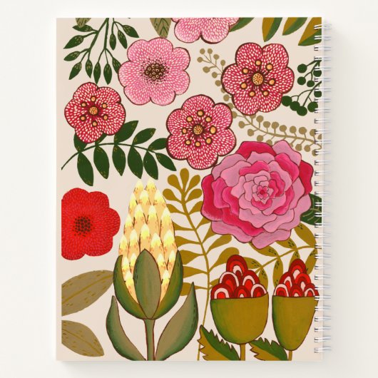 Hedendaagse kunstontwerper gepersonaliseerd Notiti Notitieboek (Achterkant)