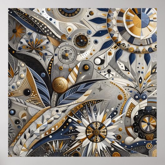 Hedendaagse kunstposter poster (Voorkant)