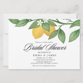 Hedendaagse Lemon Garden Horizontaal Vrijgezellenf Kaart (Voorkant)