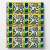 Hedendaagse leuke mozaïek kunst print – een speels fotoplaat (Voorkant)