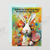 Hedendaagse levendige Happy Easter Feestdagenkaart (Voorkant / Achterkant)