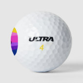 Hedendaagse levendige ontwerp aangepaste naam golfballen (Logo)
