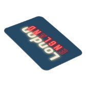 Hedendaagse Londense Neonlichten Typografie  Magneet (Rechterzijde)