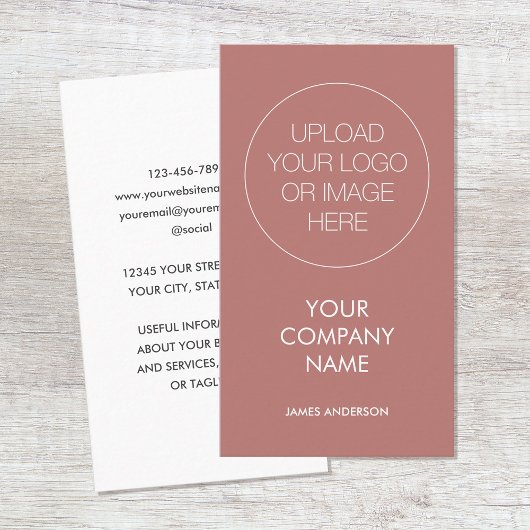 Hedendaagse minimalistische custom Logo woestijn R Visitekaartje