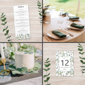 Hedendaagse Minimalistische Eucalyptus Kaart