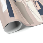 Hedendaagse Mode Illustratie Wrapping Paper Cadeaupapier (Rol Hoek)