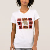 Hedendaagse moderne abstracte Afrikaanse kunst T-shirt (Voorkant)