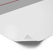 Hedendaagse moderne Boho Grey Perfect Poster (Hoek)