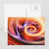 Hedendaagse moderne digitale briefkaart (Voorkant / Achterkant)