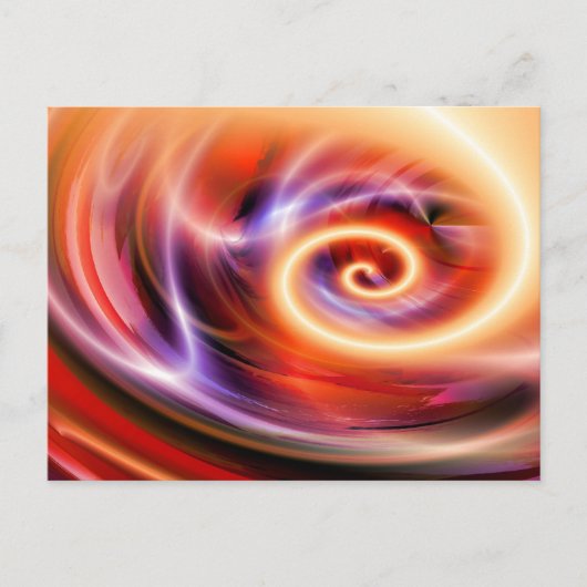 Hedendaagse moderne digitale briefkaart (Voorkant)