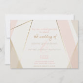 hedendaagse moderne geometrische stripes wijzen op kaart (Voorkant)