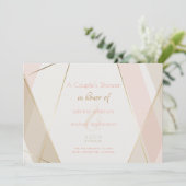 hedendaagse moderne geometrische stripes wijzen op kaart (Staand voorkant)