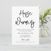 Hedendaagse moderne Housewarming party Kaart (Staand voorkant)