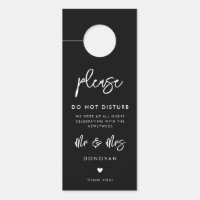 Hedendaagse moderne zwarte bruiloft niet storen