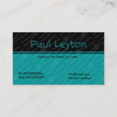 Hedendaagse monogram Visitekaartjes (Achterkant)