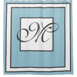 hedendaagse monogrammen douchegordijn