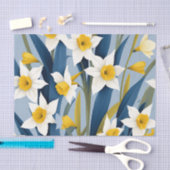 Hedendaagse narcis bloemen tissuepapier (Craft)