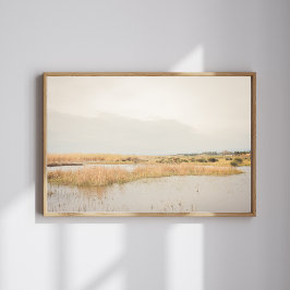 Hedendaagse natuur-neutrale wandkunst voor thuis canvas afdruk