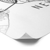 Hedendaagse New York City Street Map niet ingelijs Poster (Hoek)