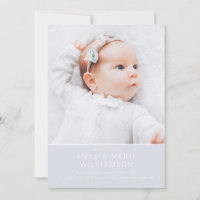 Hedendaagse Nieuwe Baby Aankondiging Briefkaart