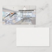 Hedendaagse onroerend goed Logo | moderne keuken Visitekaartje (Voorkant / Achterkant)