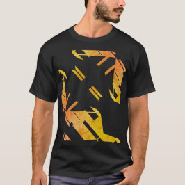 Hedendaagse Oranje Zuidwest kunst kijken Abstract T-shirt