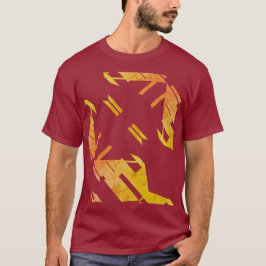 Hedendaagse Oranje Zuidwest kunst kijken Abstract T-shirt