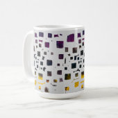 Hedendaagse Paarse gouden Mok (Voorkant links)