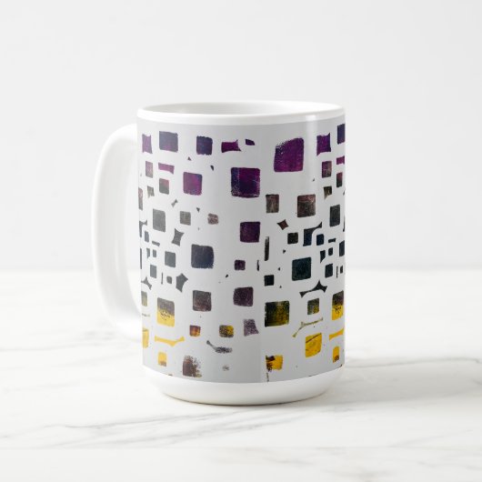 Hedendaagse Paarse gouden Mok (Voorkant links)