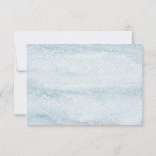 Hedendaagse Paarse turkoois en goudmarmer | RSVP Kaartje (Achterkant)