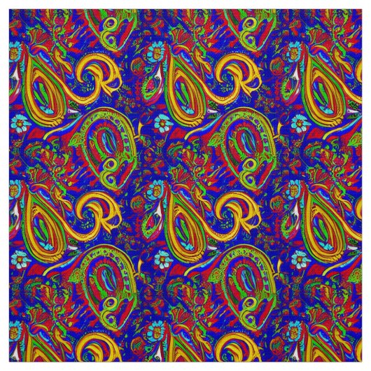 Hedendaagse Paisley stof Design (Swatch)