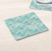 Hedendaagse Pascha Blue Sky Sterren van David Kartonnen Onderzetters (Schuin)