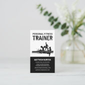 Hedendaagse Personal Fitness Trainer Visitekaartje (Staand voorkant)