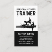 Hedendaagse Personal Fitness Trainer Visitekaartje (Voorkant)
