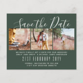 Hedendaagse PHOTO Save the Dates van LeahG BUDGET Flyer (Voorkant)