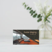 Hedendaagse professionele thuisstadiëring visitekaartje (Staand voorkant)