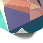 Hedendaagse Puffin reisstijl Poster (Hoek)