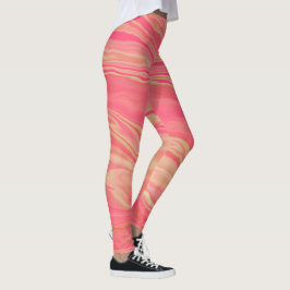 Hedendaagse Roze Yoga Leggings
