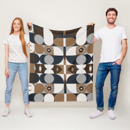 Hedendaagse Rustieke Boho Fleece Deken