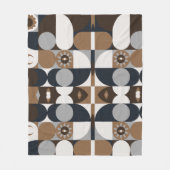 Hedendaagse Rustieke Boho Fleece Deken (Voorkant)