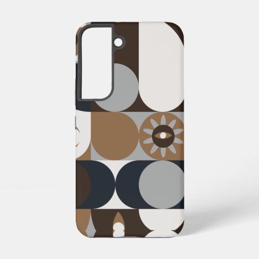 Hedendaagse Rustieke Boho Samsung Galaxy Hoesje (Achterkant)