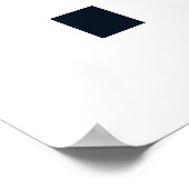 Hedendaagse rustieke moderne Rozen bloem Poster (Hoek)